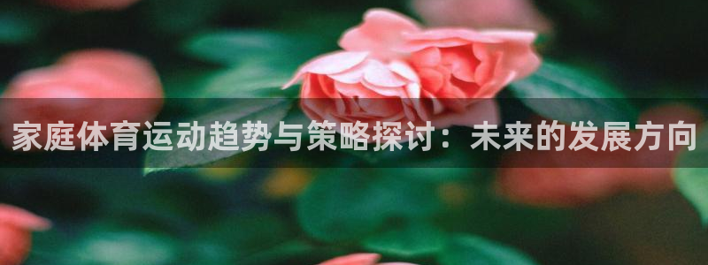 球王会体育：家庭体育运动趋势与策略探讨：未来的发展方向